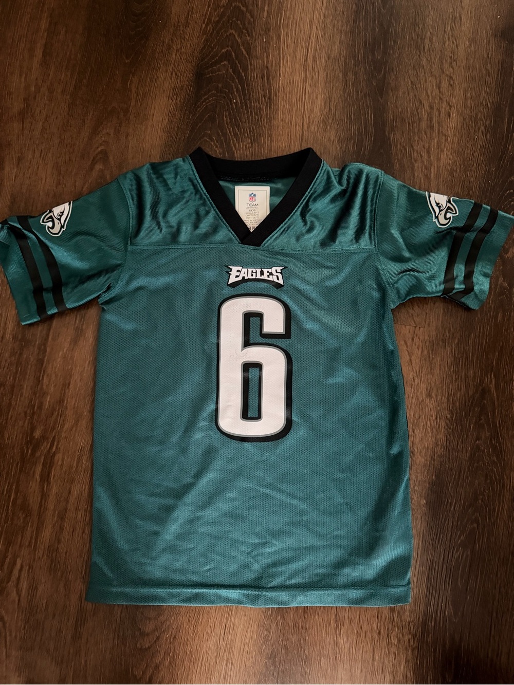 NFL Kids Jersey in Teal with White #6